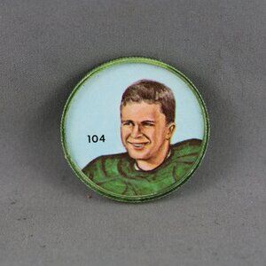 Nallys Chips(1963) - CFL Picture Disc -Mike Lashuk Edmonton Eskimos -104 of 150